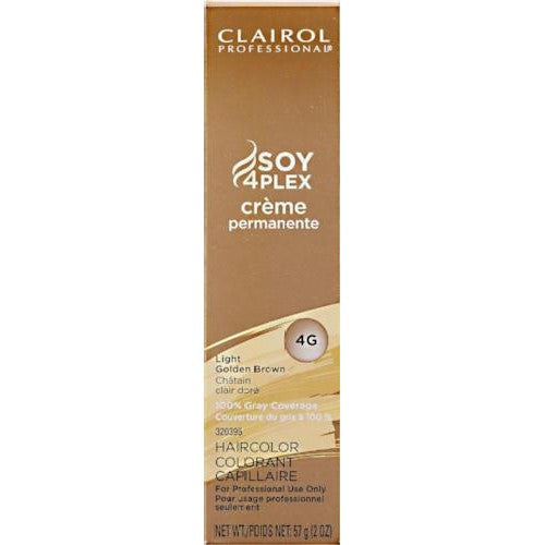 Clairol Professional Soy4plex Creme Permanente Hair Color 4g-light Gol 